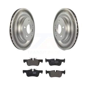 Rear Coat Brake Rotors Semi-Metallic Pad Kit For BMW X1 Mini X2 Cooper Countryman Clubman KGF-101873