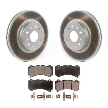 Front Coated Disc Brake Rotors And Semi-Metallic Pads Kit For Chevrolet Camaro LT LS KGF-101883