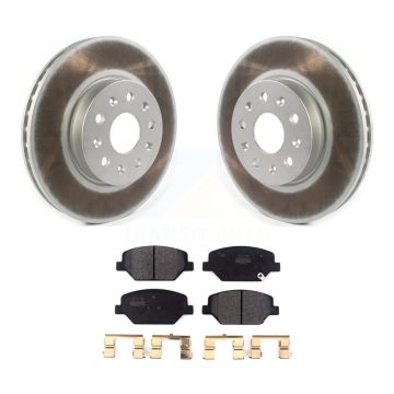 Front Coat Brake Rotor Semi-Metallic Pad Kit For Chevrolet Camaro Without Brembo Calipers KGF-101885