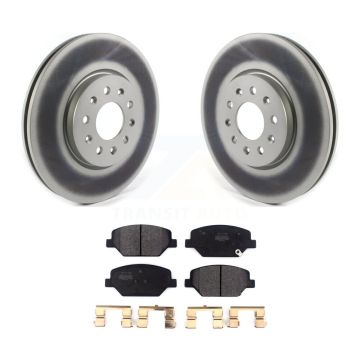Front Coat Disc Brake Rotor Semi-Metallic Pad Kit For Chevrolet Equinox GMC Terrain Buick KGF-101886