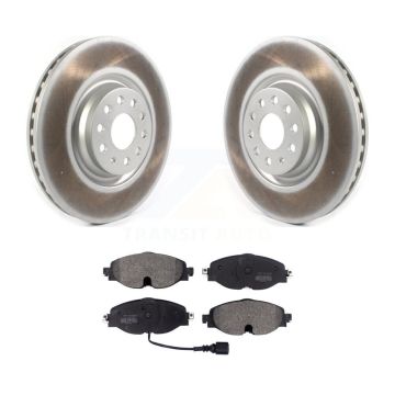 Front Coated Disc Brake Rotor And Semi-Metallic Pad Kit For Volkswagen Golf Jetta Audi A3 KGF-101912