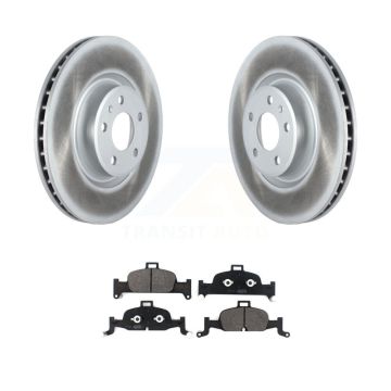 Front Coat Brake Rotors Semi-Metallic Pad Kit For Audi A4 Quattro Q5 A5 Sportback allroad KGF-101922