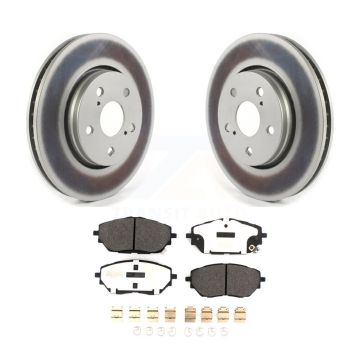 Front Coated Disc Brake Rotors And Semi-Metallic Pads Kit For Toyota C-HR KGF-101931