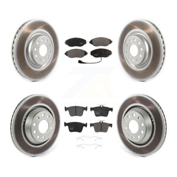 Front Rear Coat Brake Rotor Semi-Metallic Pad Kit For Audi Q3 Volkswagen Golf R Arteon S3 KGF-102003