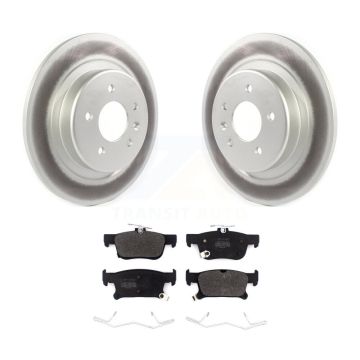 Rear Coated Disc Brake Rotors And Semi-Metallic Pads Kit For Buick Envision KGF-102047
