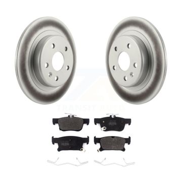 Rear Coated Disc Brake Rotors And Semi-Metallic Pads Kit For Buick Envision KGF-102049