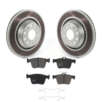 Rear Coat Brake Rotor Semi-Metallic Pad Kit For Volkswagen Atlas Audi Q3 Cross Sport Golf KGF-102061