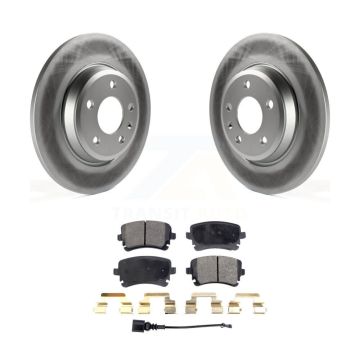 Rear Coated Disc Brake Rotors And Semi-Metallic Pads Kit For Audi Q5 A4 allroad KGF-102063