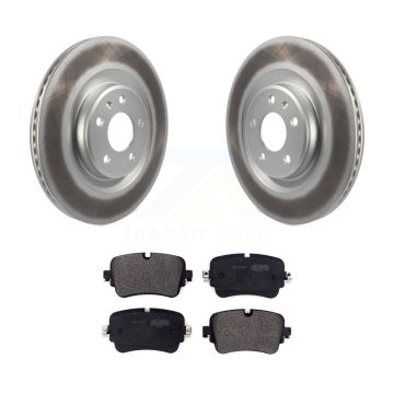 Rear Coated Brake Rotors Semi-Metallic Pad Kit For Audi Q7 With 330mm Diameter Rotor KGF-102065
