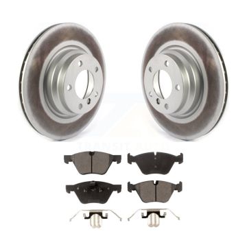 Front Coated Disc Brake Rotors And Semi-Metallic Pads Kit For BMW X1 330i 330xi KGF-102181