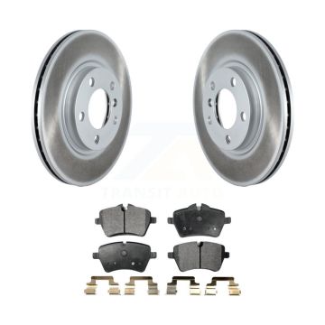 Front Coated Disc Brake Rotors & Semi-Metallic Pad Kit For Mini Cooper Countryman Paceman KGF-102310