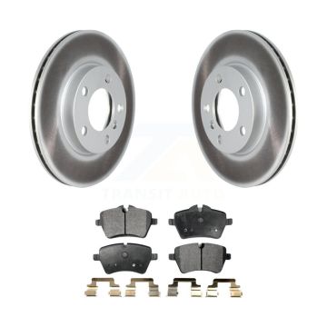 Front Coated Disc Brake Rotors & Semi-Metallic Pad Kit For Mini Cooper Countryman Paceman KGF-102311