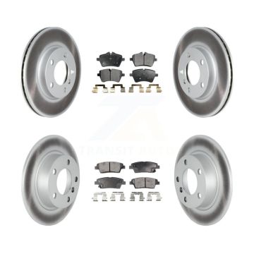 Front Rear Coat Brake Rotor Semi-Metallic Pad Kit For Mini Cooper Countryman Paceman Base KGF-102330