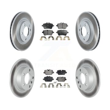 Front Rear Coat Disc Brake Rotor Semi-Metallic Pad Kit For Mini Cooper Countryman Paceman KGF-102332