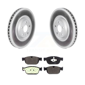 Front Coated Brake Rotors Semi-Metallic Pad Kit For Volvo XC60 XC90 XC40 S60 Recharge C40 KGF-102436