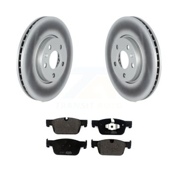 Front Coat Disc Brake Rotor Semi-Metallic Pad Kit For Volvo S60 V60 S90 Cross Country V90 KGF-102438