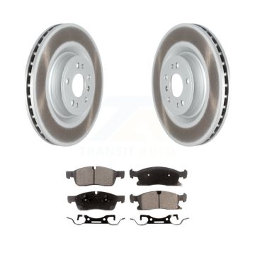 Front Coat Brake Rotors Semi-Metallic Pad Kit For Mercedes-Benz GL350 GLE400 GLS450 ML400 KGF-102448