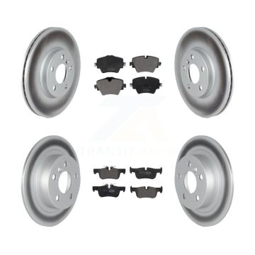 Front Rear Coat Disc Brake Rotor Semi-Metallic Pad Kit For Mini Cooper Countryman Clubman KGF-102492