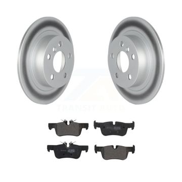 Rear Coated Brake Rotor & Semi-Metallic Pad Kit For Mini Cooper Countryman Clubman BMW i3 KGF-102515