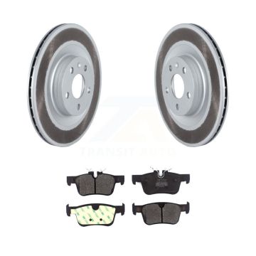 Rear Coat Brake Rotor Semi-Metallic Pad Kit For Volvo XC60 With 320mm Diameter KGF-102518
