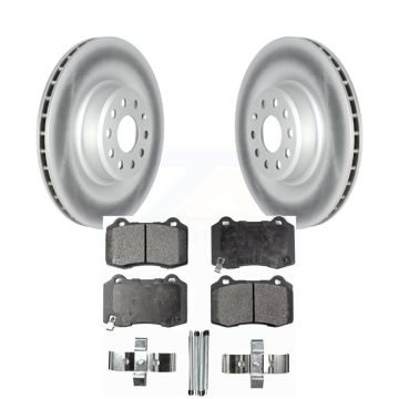 Rear Coated Disc Brake Rotors And Semi-Metallic Pads Kit For Tesla X S KGF-102526