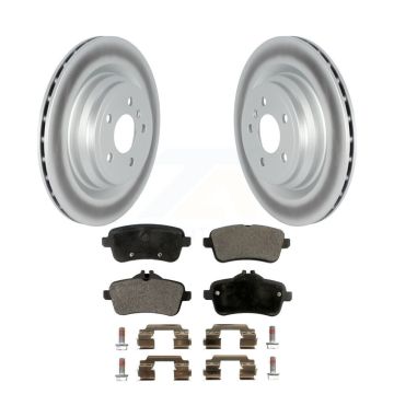 Rear Coat Disc Brake Rotor Semi-Metallic Pad Kit For Mercedes-Benz ML350 GLE350 GLE43 AMG KGF-102538