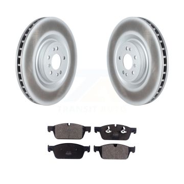 Front Coated Disc Brake Rotors And Semi-Metallic Pads Kit For Mercedes-Benz ML550 GLE550e KGF-102560