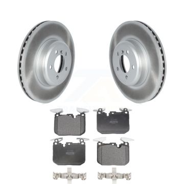 Front Coat Brake Rotors Semi-Metallic Pad Kit For BMW 335i xDrive 435i 440i Gran Coupe GT KGF-102567