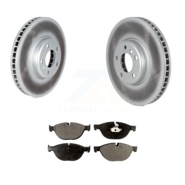 Front Coat Brake Rotors Semi-Metallic Pad Kit For BMW 550i xDrive 650i Gran Coupe 535i GT KGF-102603