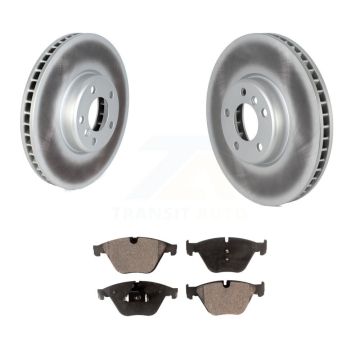 Front Coated Disc Brake Rotors And Semi-Metallic Pads Kit For 2011-2013 BMW 535i KGF-102604