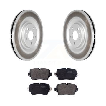 Rear Coated Disc Brake Rotors And Semi-Metallic Pads Kit For Audi Q7 Q8 e-tron Quattro A8 KGF-102605