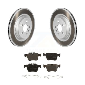 Rear Coat Brake Rotors Semi-Metallic Pad Kit For Jaguar F-Pace Land Rover Discovery Sport KGF-102620