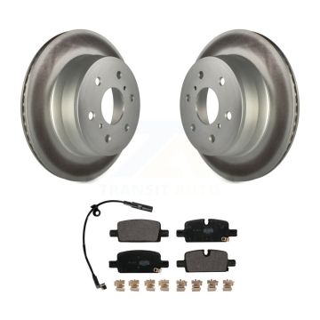 Rear Coat Brake Rotor Semi-Metallic Pad Kit For GMC Sierra 1500 With Manual Parking KGF-102641