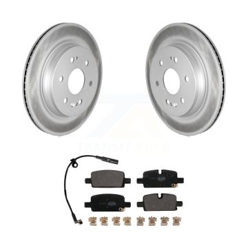 Rear Coat Brake Rotor Semi-Metallic Pad Kit For GMC Chevrolet Silverado 1500 Sierra Yukon KGF-102642