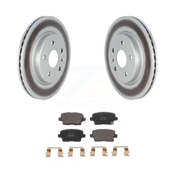 Rear Coated Disc Brake Rotors And Semi-Metallic Pads Kit For Cadillac XT4 Buick Envision KGF-102658