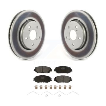 Front Coated Disc Brake Rotors And Semi-Metallic Pads Kit For Toyota C-HR KGF-102740