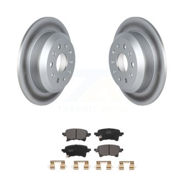 Rear Coated Disc Brake Rotors And Semi-Metallic Pads Kit For Jeep Wrangler KGF-102775