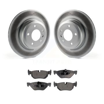 Rear Coat Brake Rotors Semi-Metallic Pad Kit For 12 BMW X1 With 336mm Diameter Rotor KGF-102777
