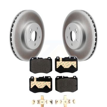 Front Coated Disc Brake Rotor And Semi-Metallic Pad Kit For Mercedes-Benz C300 C400 C350e KGF-102789