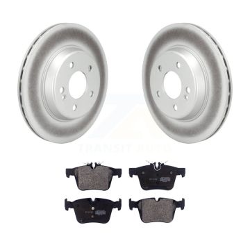 Rear Coated Disc Brake Rotors And Semi-Metallic Pad Kit For Mercedes-Benz C300 C400 C350e KGF-102842