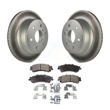Rear Coated Disc Brake Rotors And Semi-Metallic Pads Kit For GMC Sierra 1500 Classic KGF-102847