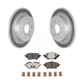 Rear Coated Disc Brake Rotors And Semi-Metallic Pads Kit For Toyota C-HR KGF-102884