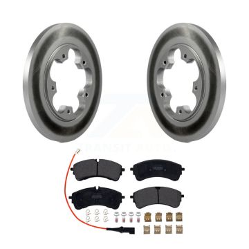 Rear Coat Brake Rotors Semi-Metallic Pad Kit For Ford Transit-250 Transit-150 Transit-350 KGF-102913