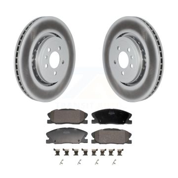 Front Coated Disc Brake Rotors And Semi-Metallic Pads Kit For Dodge Charger KGF-102926