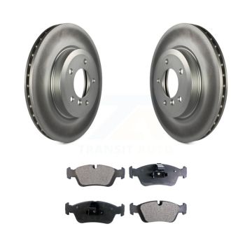 Front Coat Brake Rotor Semi-Metallic Pad Kit For BMW 320i With 325mm Diameter KGF-102933
