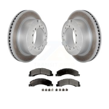 Rear Coat Brake Rotor Semi-Metallic Pad Kit For Ram Dodge Sterling Truck 4500 5500 Bullet KGF-102959