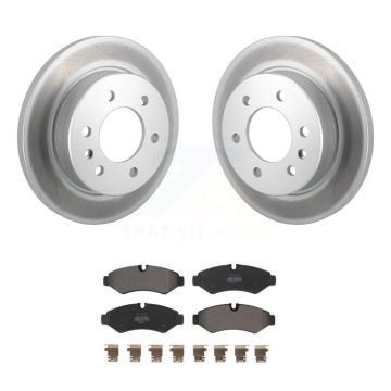 Rear Coated Brake Rotor & Semi-Metallic Pad Kit For Mercedes-Benz Sprinter 2500 3500 4500 KGF-102961