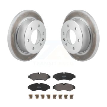 Rear Coated Brake Rotor & Semi-Metallic Pad Kit For Mercedes-Benz Sprinter 2500 3500 1500 KGF-102962