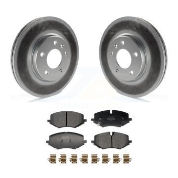 Front Coated Brake Rotors Semi-Metallic Pad Kit For Chevrolet Trailblazer Buick Encore GX KGF-103013