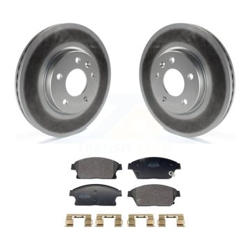 Front Coated Brake Rotor & Semi-Metallic Pad Kit For Chevrolet Cruze Buick Verano Orlando KGF-103031